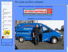 Tablet Screenshot of getraenkeblitz-weserbergland.de